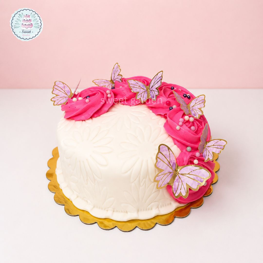 Pink Wings small cake - Image 2